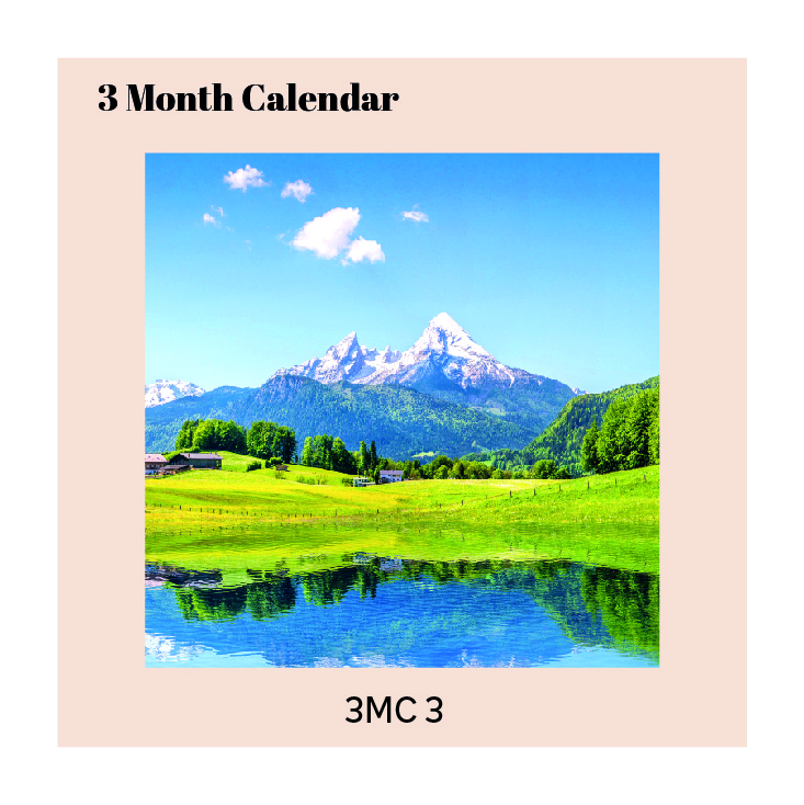 3 Months Calendar | Diary Catalogue