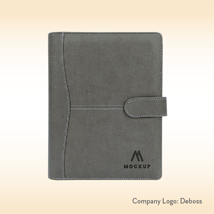 Executive Organizer Thermo PU Texture Grey